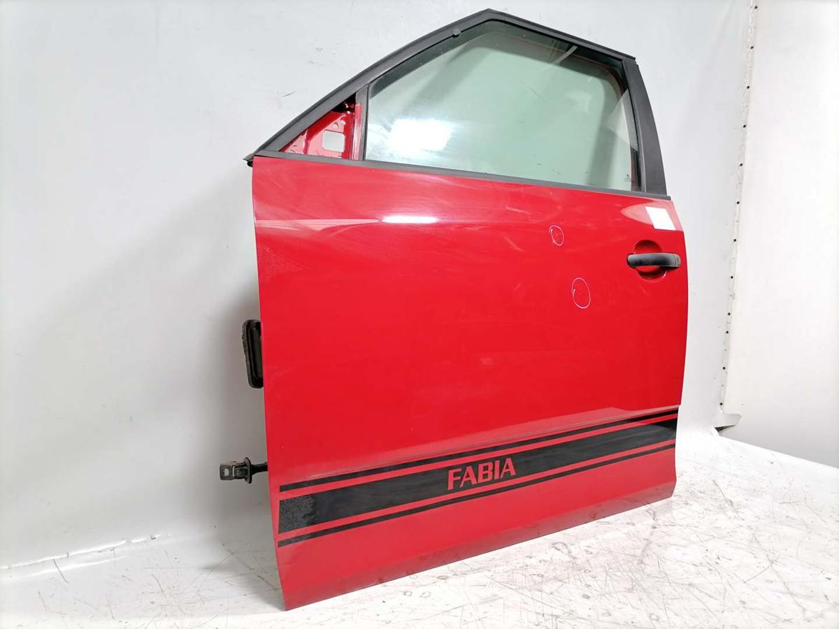 Skoda Fabia 2 5J original T&uuml;r vorn links Coridarot LF3K Bj.2012